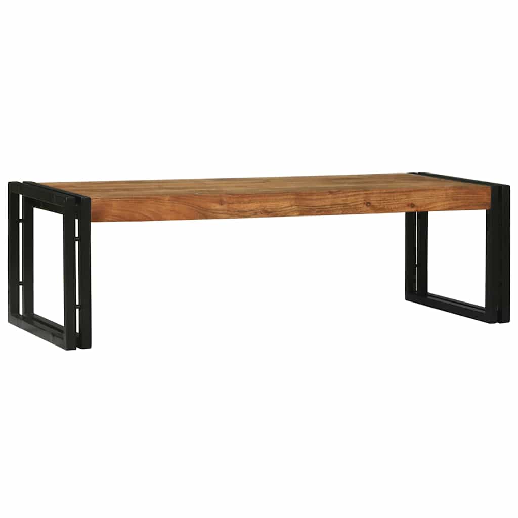 vidaXL Couchtisch 2 pcs Braun 48 x 40 x 40 cm Massivholz Akazie