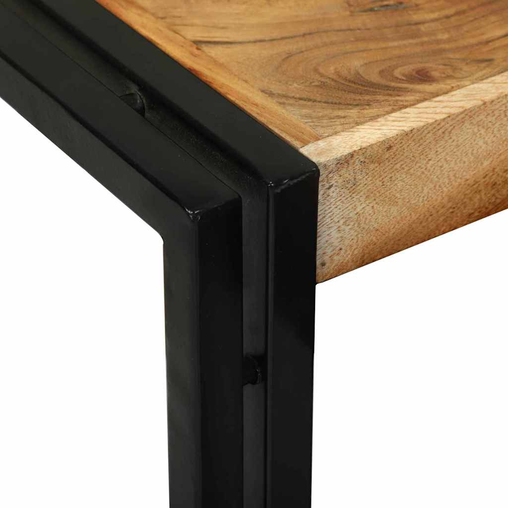 vidaXL Nestingtisch 3 pcs Massivholz Akazie und Metall