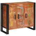 vidaXL Sideboard mit Türen Braun Massives recyceltes Holz und Metall
