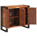 vidaXL Sideboard mit Türen Braun Massives recyceltes Holz und Metall