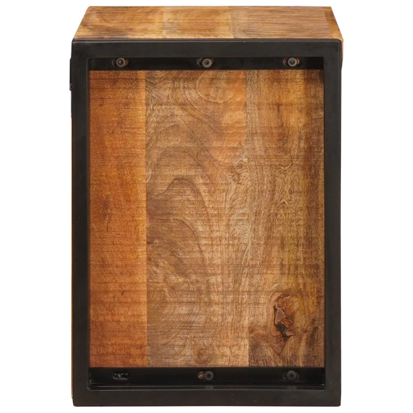 vidaXL Weinregal Braun 60 x 45 x 33 cm Massives grobes Mangoholz
