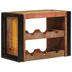 vidaXL Weinregal Braun 60 x 45 x 33 cm Massives Altholz