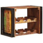 vidaXL Weinregal Braun 60 x 45 x 33 cm Massives Altholz