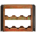 vidaXL Weinregal Braun 60 x 45 x 33 cm Massives Altholz