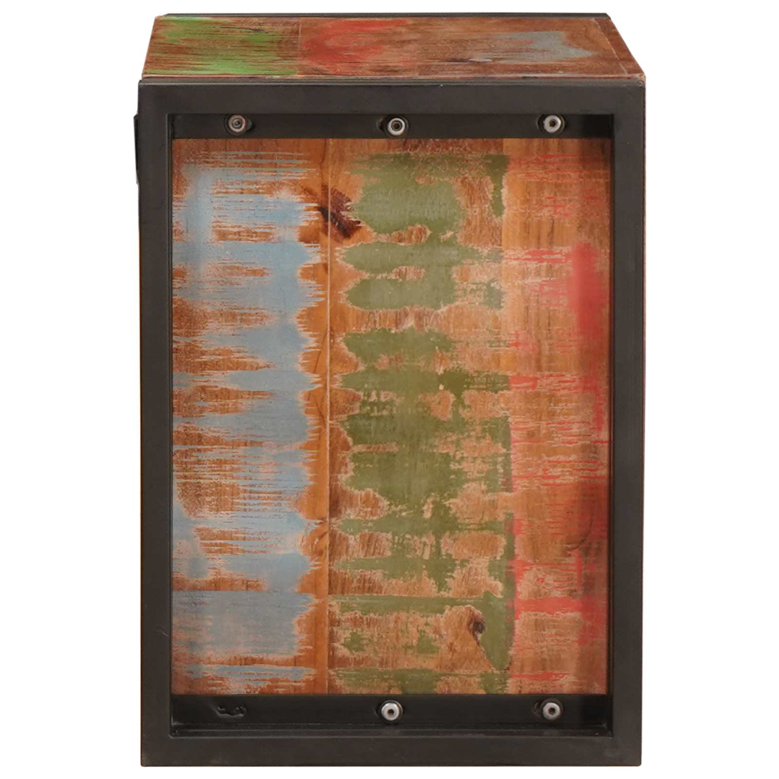 vidaXL Weinregal Braun 60 x 45 x 33 cm Massives Altholz