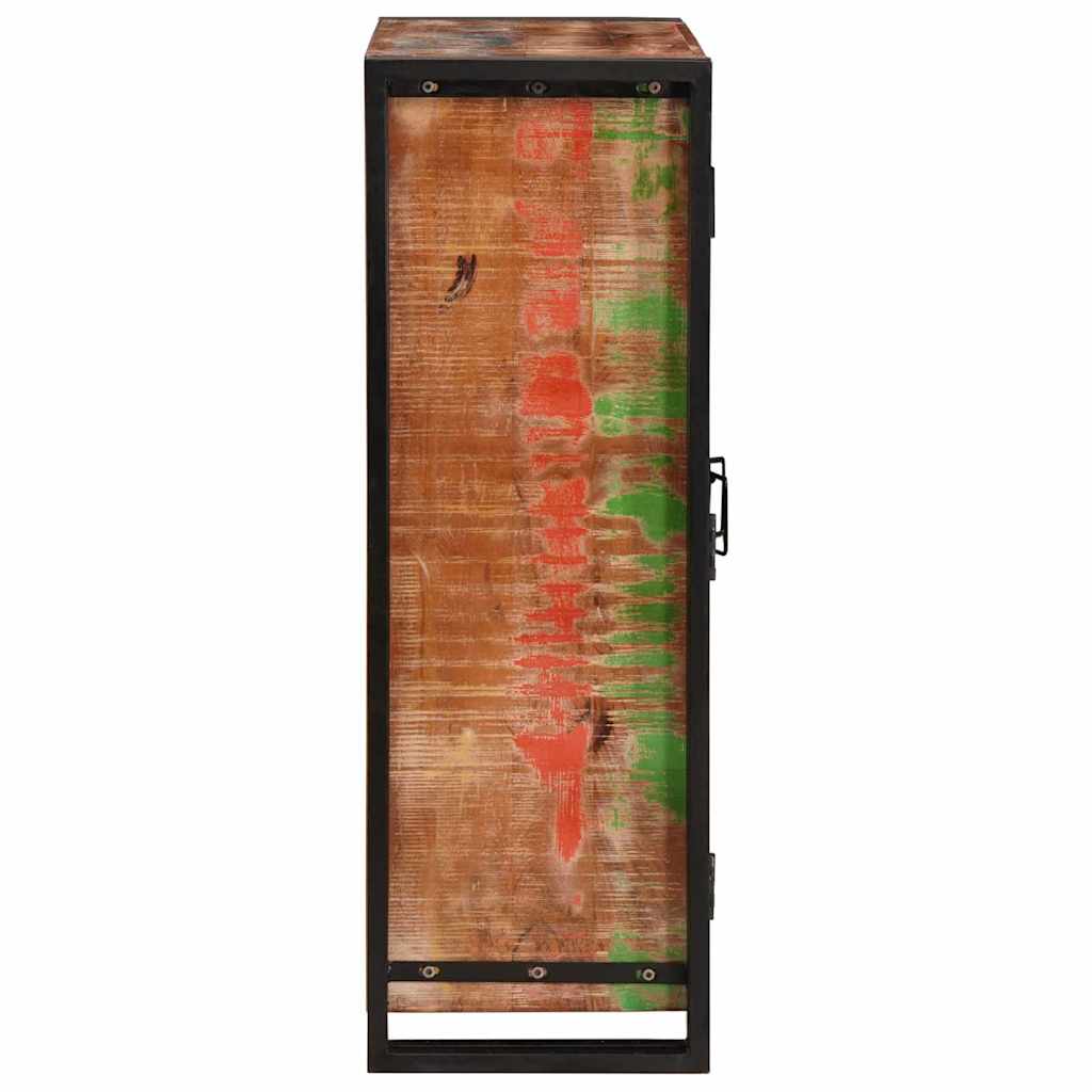 vidaXL Highboard mit Türen Braun Massives recyceltes Holz und Metall