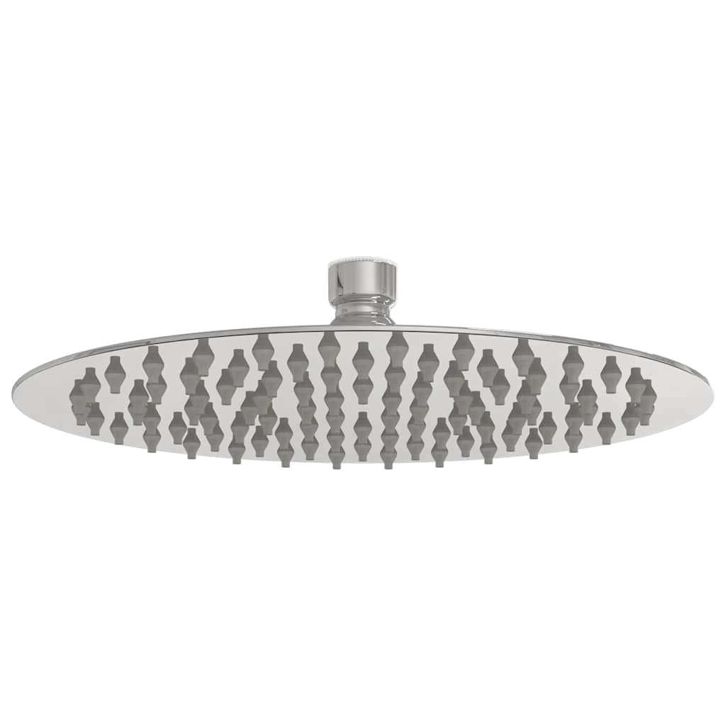 vidaXL Regenbrause Edelstahl 304 20 cm Rund
