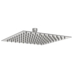 vidaXL Regenbrause Edelstahl 304 20x20 cm Quadrat