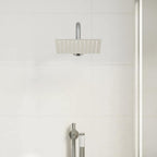 vidaXL Regenbrause Edelstahl 304 20x20 cm Quadrat