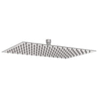 vidaXL Regenbrause Edelstahl 304 30x20 cm Rechteckig