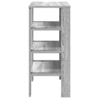 vidaXL Schuhregal Grau Sonoma 61x32x70 cm Holzwerkstoff