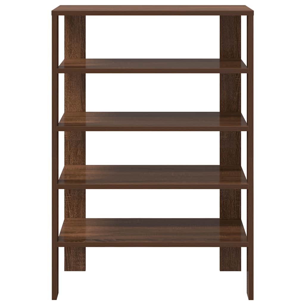 vidaXL Schuhregal Braun Eichen-Optik 61x32x87,5 cm Holzwerkstoff