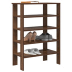 vidaXL Schuhregal Braun Eichen-Optik 61x32x87,5 cm Holzwerkstoff