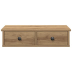 vidaXL Wandregal mit Schubladen Artisan-Eiche 60x28x15cm Holzwerkstoff