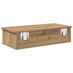 vidaXL Wandregal mit Schubladen Artisan-Eiche 60x28x15cm Holzwerkstoff