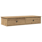 vidaXL Wandregal mit Schubladen Artisan-Eiche 100x37,5x19 cm