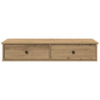 vidaXL Wandregal mit Schubladen Artisan-Eiche 100x37,5x19 cm