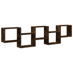 vidaXL Würfelregal 5 Fächer Räuchereiche Holzwerkstoff