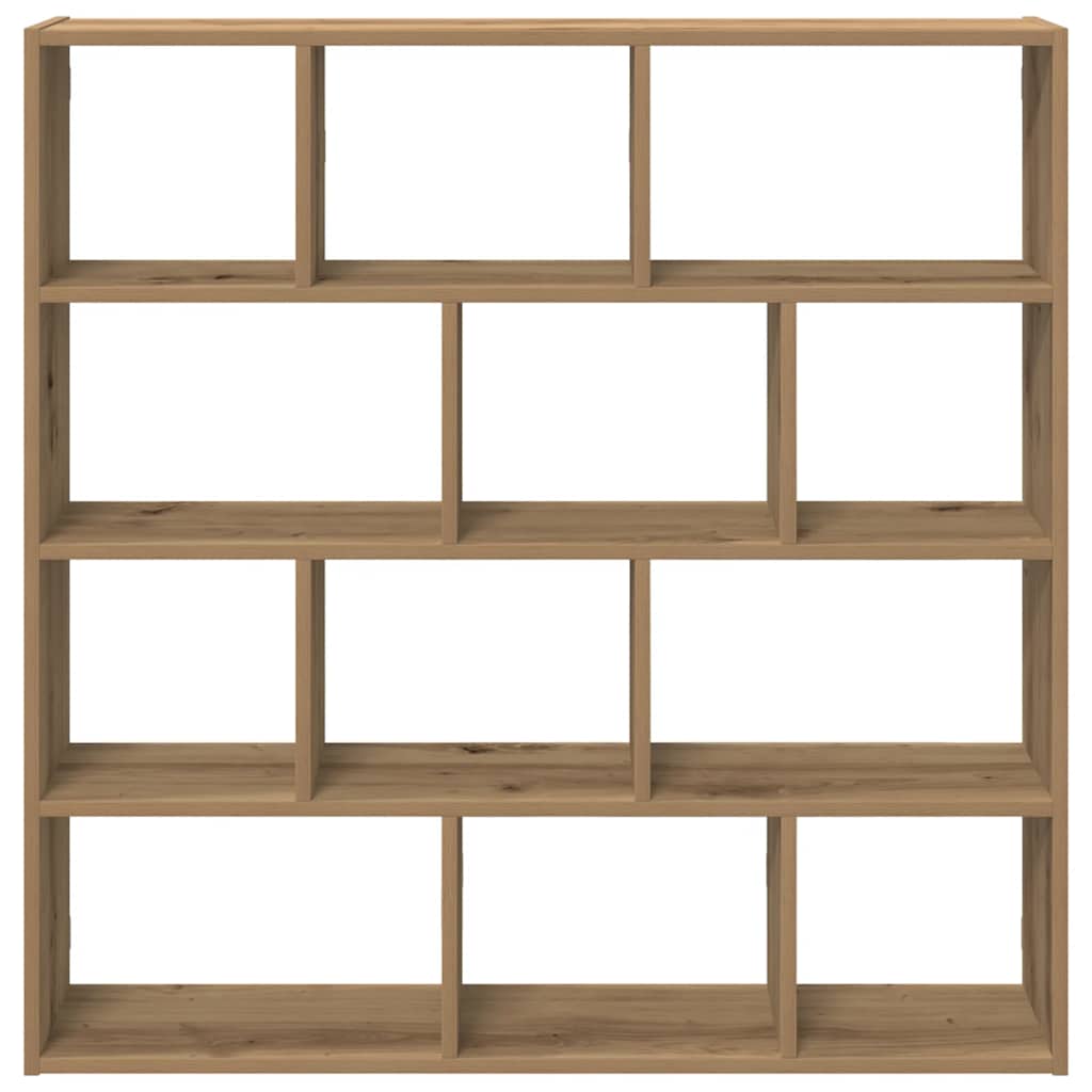 vidaXL Würfelregal 12 Fächer Artisan-Eiche Holzwerkstoff