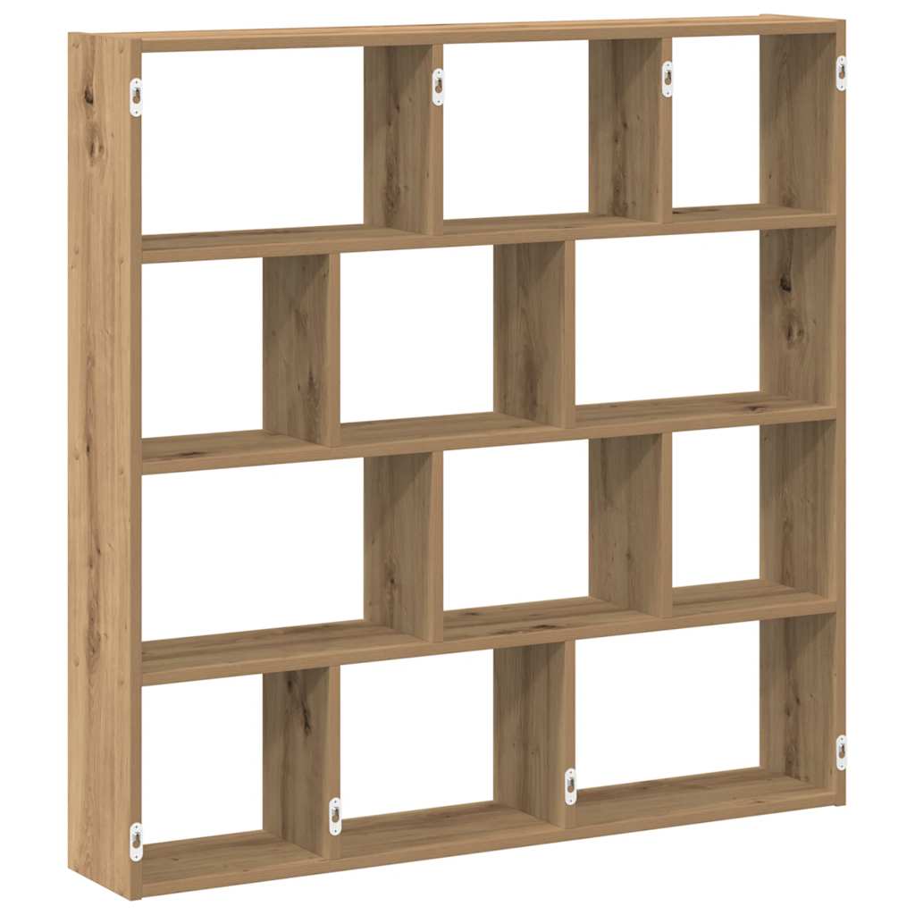 vidaXL Würfelregal 12 Fächer Artisan-Eiche Holzwerkstoff