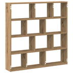 vidaXL Würfelregal 12 Fächer Artisan-Eiche Holzwerkstoff