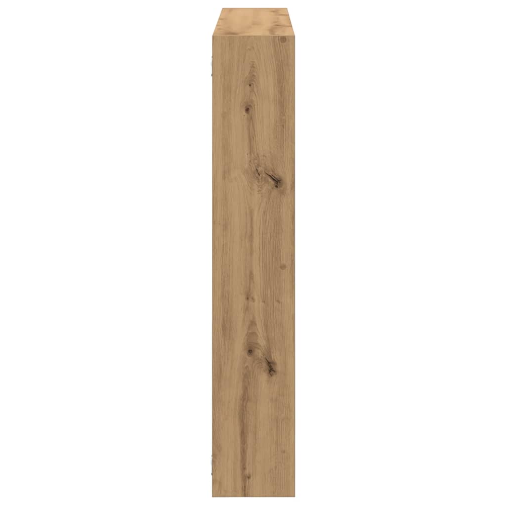 vidaXL Würfelregal 7 Fächer Artisan-Eiche Holzwerkstoff