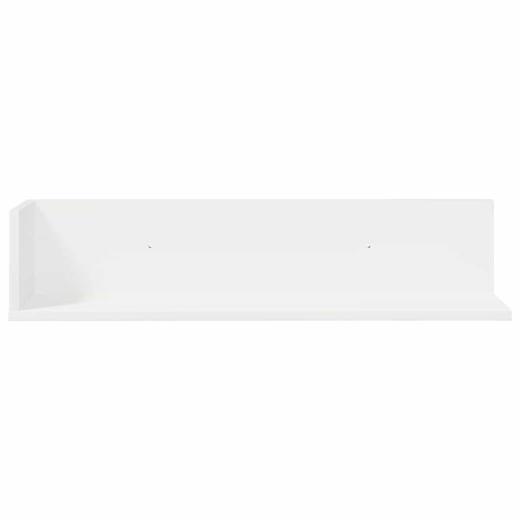vidaXL Wandregale 2 Stk. Weiß 75x16,5x16,5 cm Holzwerkstoff