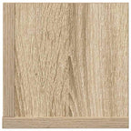 vidaXL Wandregale 2 Stk. Sonoma-Eiche 75x16,5x16,5 cm Holzwerkstoff