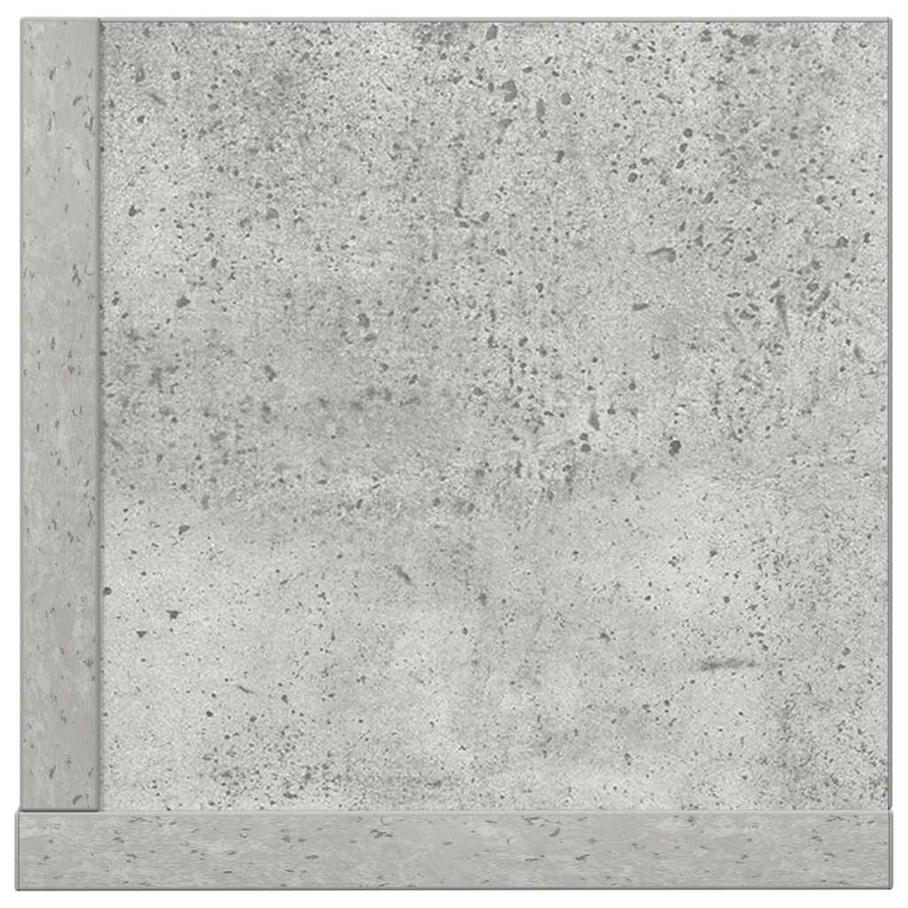 vidaXL Wandregale 2 Stk. Betongrau 75x16,5x16,5 cm Holzwerkstoff
