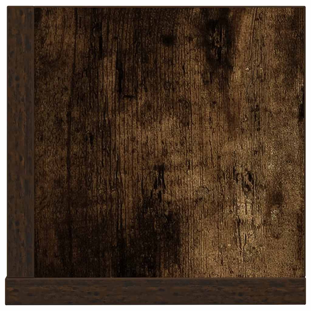vidaXL Wandregale 2 Stk. Räuchereiche 75x16,5x16,5 cm Holzwerkstoff
