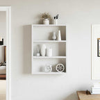 vidaXL Wandregal Weiß 43x9x60 cm Holzwerkstoff