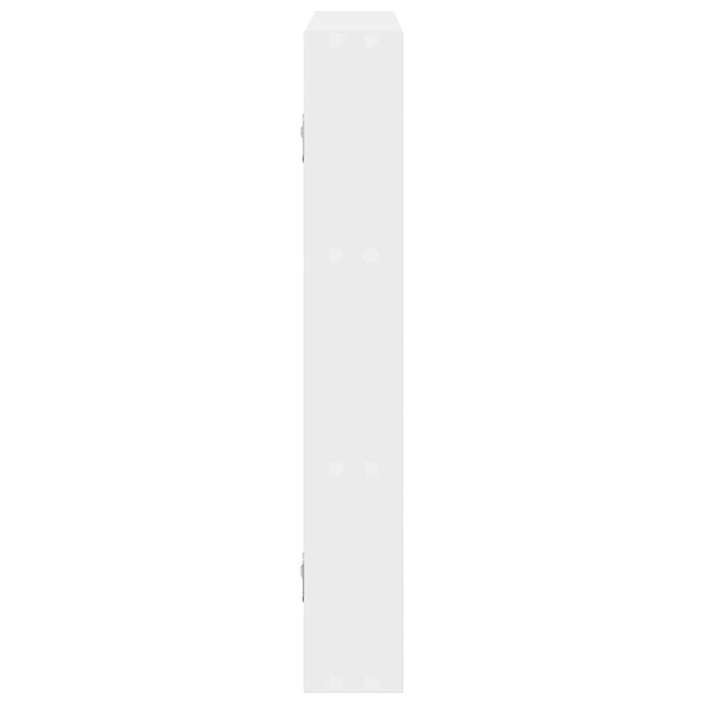 vidaXL Wandregal Weiß 43x9x60 cm Holzwerkstoff