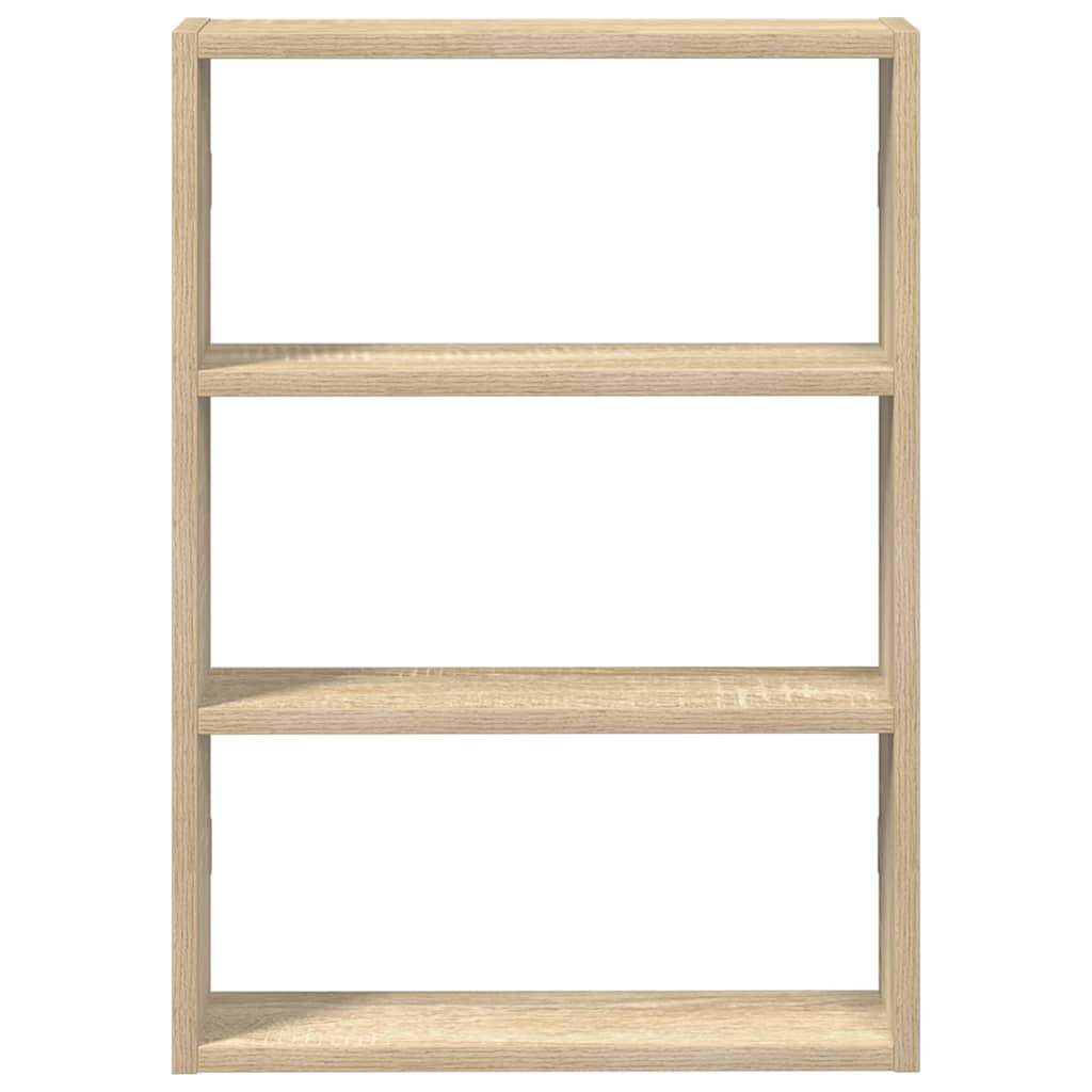 vidaXL Wandregal Sonoma-Eiche 43x9x60 cm Holzwerkstoff