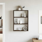 vidaXL Wandregal Räuchereiche 43x9x60 cm Holzwerkstoff