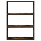 vidaXL Wandregal Räuchereiche 43x9x60 cm Holzwerkstoff