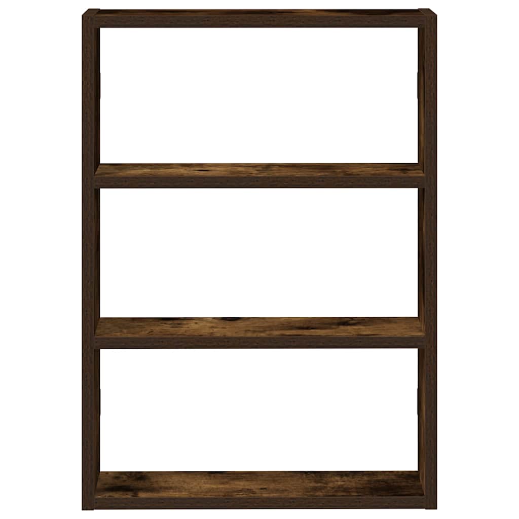 vidaXL Wandregal Räuchereiche 43x9x60 cm Holzwerkstoff
