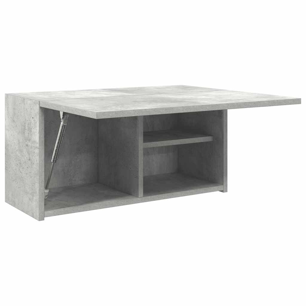 vidaXL Bad-Wandschrank Betongrau 60x25x30 cm Holzwerkstoff