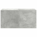 vidaXL Bad-Wandschrank Betongrau 60x25x30 cm Holzwerkstoff
