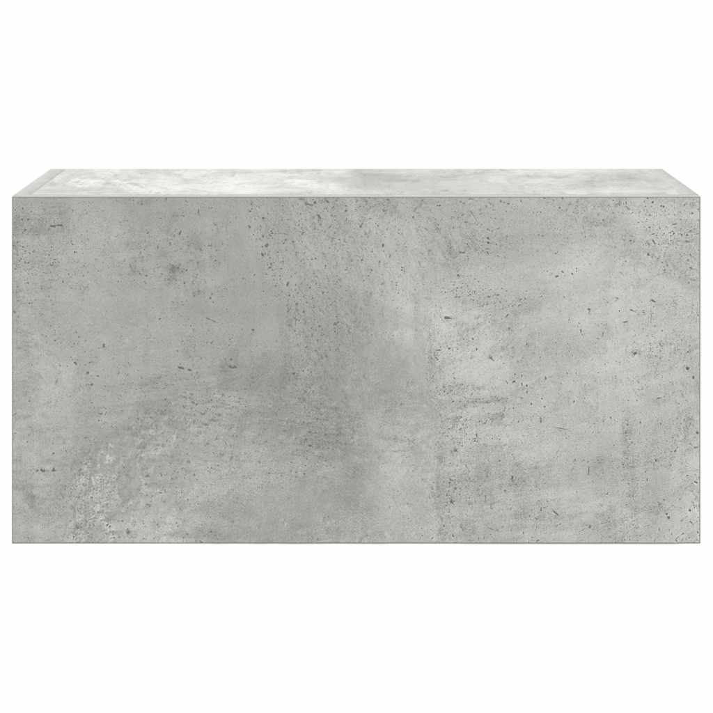 vidaXL Bad-Wandschrank Betongrau 60x25x30 cm Holzwerkstoff