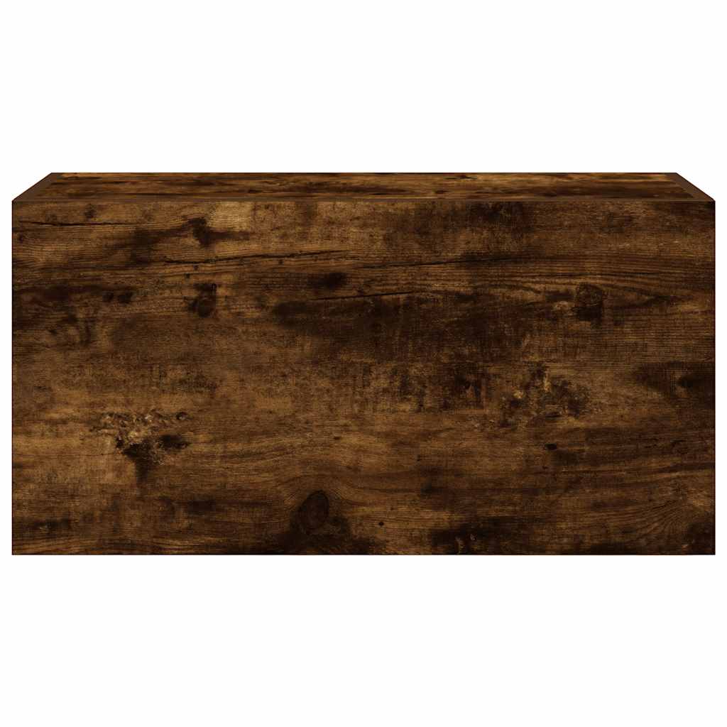 vidaXL Bad-Wandschrank Räuchereiche 60x25x30 cm Holzwerkstoff