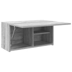 vidaXL Bad-Wandschrank Grau Sonoma 60x25x30 cm Holzwerkstoff
