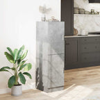 vidaXL Küchenschrank Betongrau 38x41,5x131,5 cm Holzwerkstoff