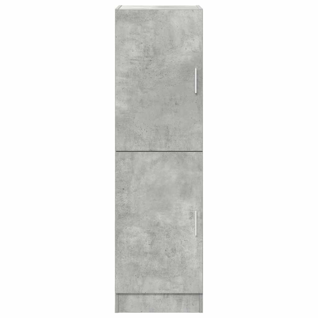 vidaXL Küchenschrank Betongrau 38x41,5x131,5 cm Holzwerkstoff