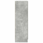 vidaXL Küchenschrank Betongrau 38x41,5x131,5 cm Holzwerkstoff