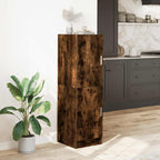 vidaXL Küchenschrank Räuchereiche 38x41,5x131,5 cm Holzwerkstoff