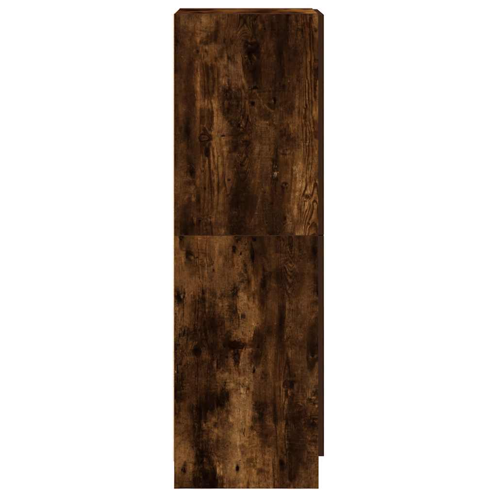 vidaXL Küchenschrank Räuchereiche 38x41,5x131,5 cm Holzwerkstoff