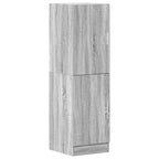 vidaXL Küchenschrank Grau Sonoma 38x41,5x131,5 cm Holzwerkstoff
