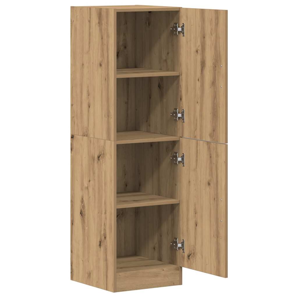 vidaXL Küchenschrank Artisan-Eiche 38x41,5x131,5 cm Holzwerkstoff