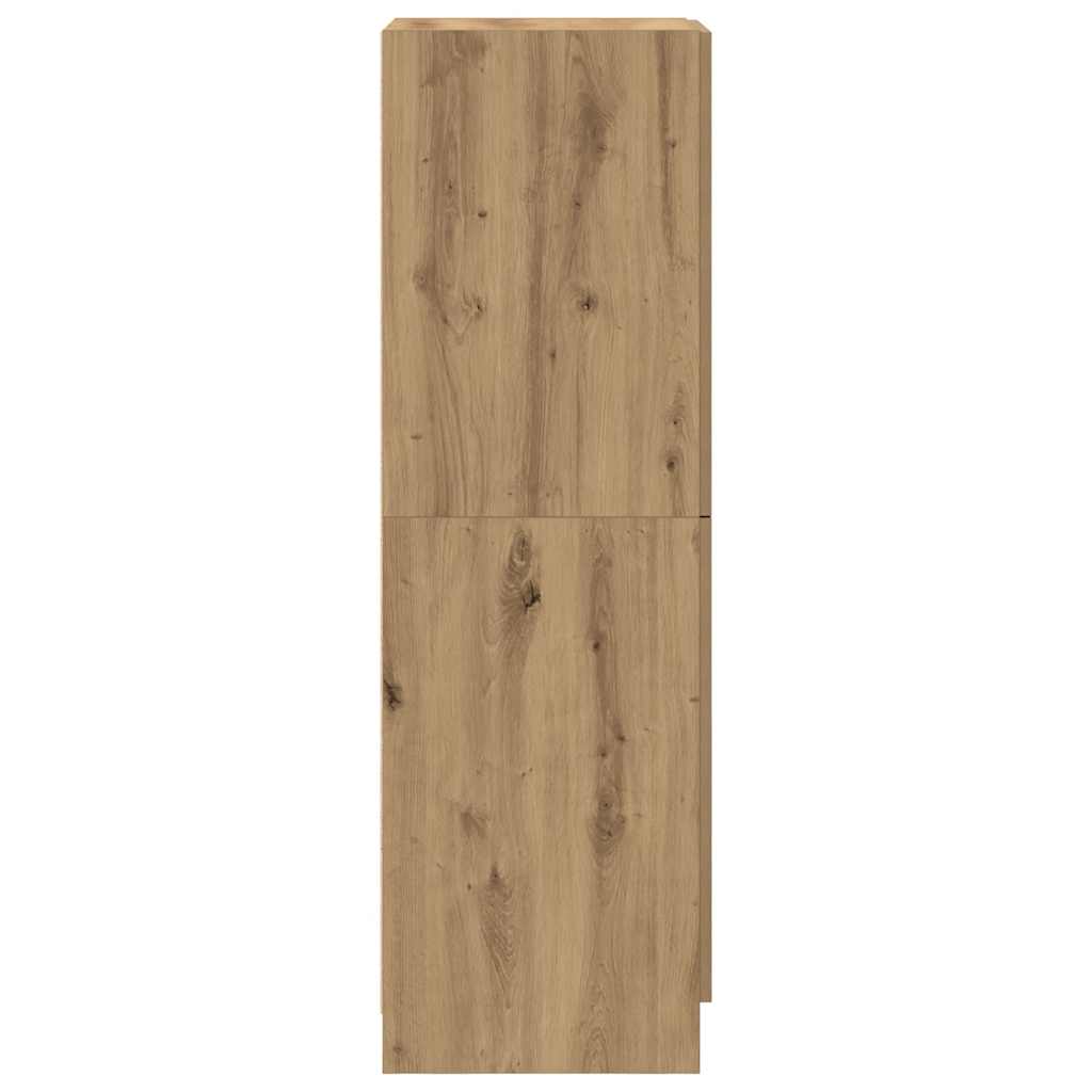 vidaXL Küchenschrank Artisan-Eiche 38x41,5x131,5 cm Holzwerkstoff