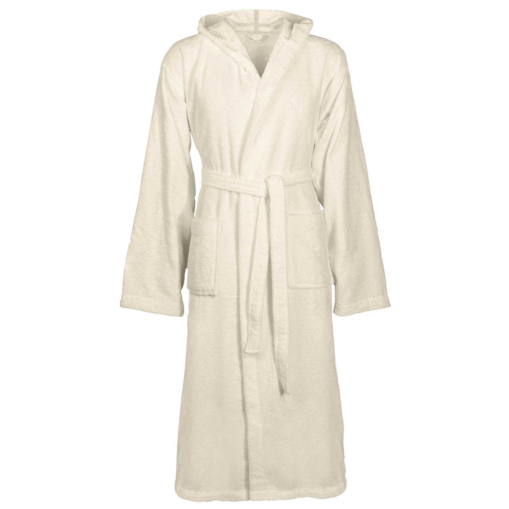 vidaXL Bademantel KINN Creme M Baumwolle